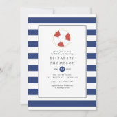 Invitation Mariage Thème Nautique (Devant)