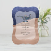 Invitation Mariage Thème Nuits Arabes (Debout devant)