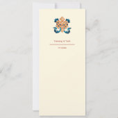 Invitation Mariage tibétain sans fin (Dos)