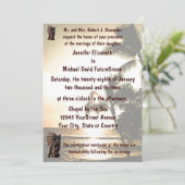 Invitation Mariage Tiki du rivage de la plage (Debout devant)