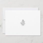 Invitation MARIAGE TIMELINE | L'Invitation du Grand Jour (Dos)