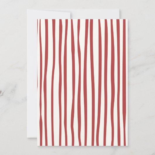 Invitation Mariage tiré à la main Enregistrer la date (Dos)