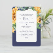 Invitation Mariage Toscane de la marine Toscane (Debout devant)