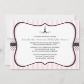 Invitation Mariage Tour Eiffel Paris (Devant)