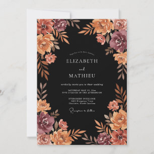 Invitation Mariage Tourbillon Bourguignon Pittoresque