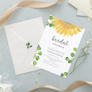 Invitation Mariage tournesol