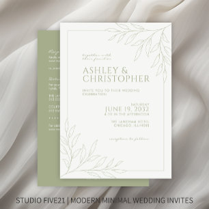 Invitation Mariage tout-en-un de la ligne de montage de surfa