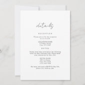 Invitation Mariage Tout En Un Wildflower (Dos)