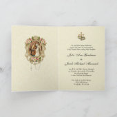 Invitation Mariage traditionnel catholique élégant (Intérieur)
