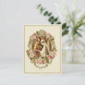 Invitation Mariage traditionnel catholique élégant (Debout devant)
