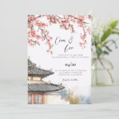 Invitation Mariage traditionnel coréen (Debout devant)