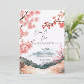 Invitation Mariage traditionnel coréen (Debout devant)