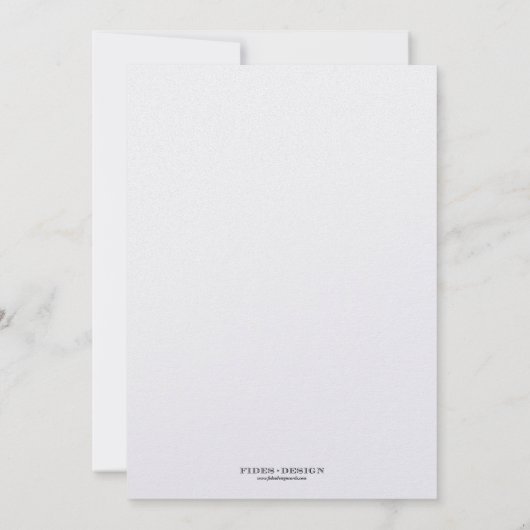 Invitation Mariage traditionnel de monogramme de miroitement (Dos)