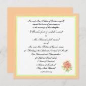 Invitation Mariage traditionnel moderne (Devant / Derrière)