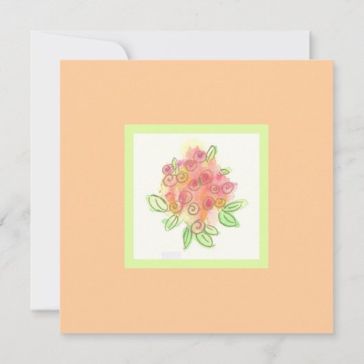 Invitation Mariage traditionnel moderne (Dos)