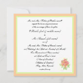 Invitation Mariage traditionnel moderne (Devant)