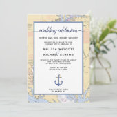 Invitation Mariage traditionnel #Nautical| MIKE / Annapolis (Debout devant)