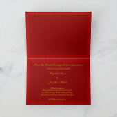 Invitation Mariage traditionnel oriental (Intérieur)