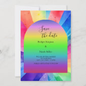 Invitation mariage transgenre blgbtq (Devant)
