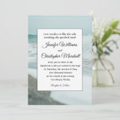 Invitation Mariage tropical (Debout devant)