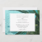 Invitation Mariage tropical (Devant)