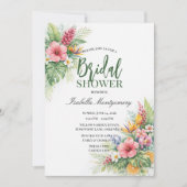 Invitation Mariage Tropical (Devant)