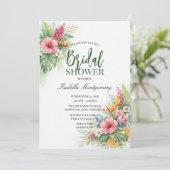 Invitation Mariage Tropical (Debout devant)