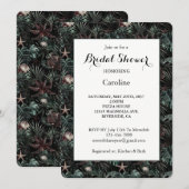 Invitation Mariage Tropical avec Feuilles Vertes (Devant / Derrière)