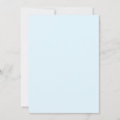 Invitation Mariage Tropical Bleu & Turquoise (Dos)