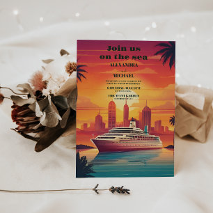 Invitation Mariage Tropical croisière