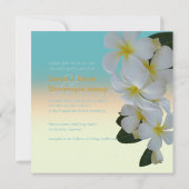 Invitation mariage tropical de Plumeria Lei (Dos)