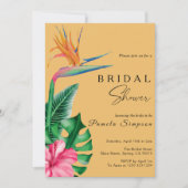 Invitation Mariage Tropical Floral (Devant)