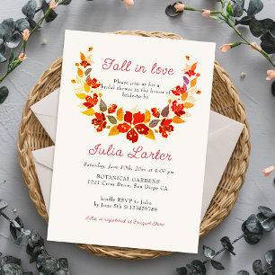 Invitation Mariage Tropical Hibiscus Orange Brûlé