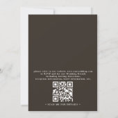 Invitation Mariage tropical mexicain de destination Code QR P (Dos)