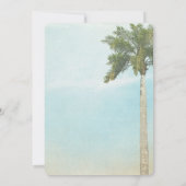 Invitation Mariage Tropical Palm Tree (Dos)