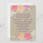 Invitation Mariage Tropical Starfish (Devant)