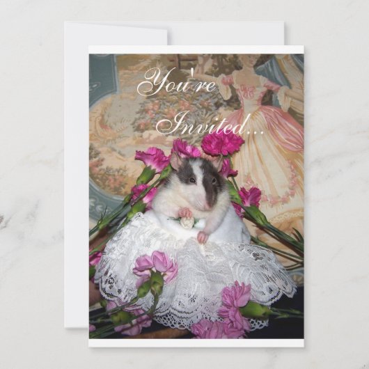 Invitation Mariage Trudy Rat (Devant)