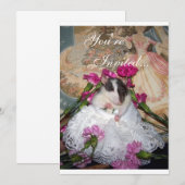 Invitation Mariage Trudy Rat (Devant / Derrière)