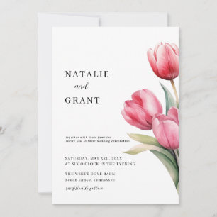 Invitation Mariage Tulip de printemps
