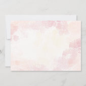 Invitation Mariage tulipe bouquet de fleurs (Dos)