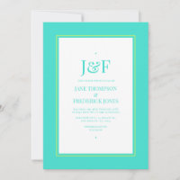 Mariage Turquoise et Jaune Citron