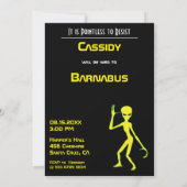 Invitation Mariage UFO 🛸 Alien drôle (Dos)