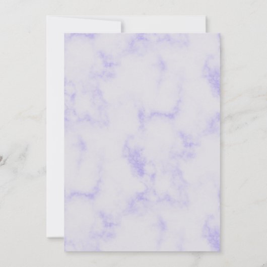 Invitation Mariage Ultra Violet Simple Violet Et Blanc (Dos)