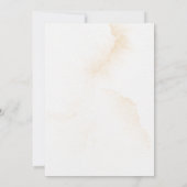 Invitation Mariage végétal blanc rustique (Dos)