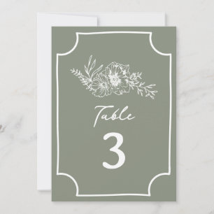 Invitation Mariage végétal végétal