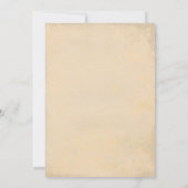 Invitation Mariage végétal vintage (Dos)