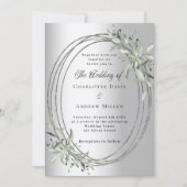 Invitation Mariage verdoyant (Devant)