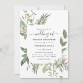 Invitation Mariage verdoyant (Devant)