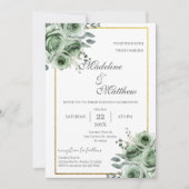 Invitation Mariage verdure (Devant)