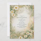 Invitation Mariage vert d'ivoire (Devant)